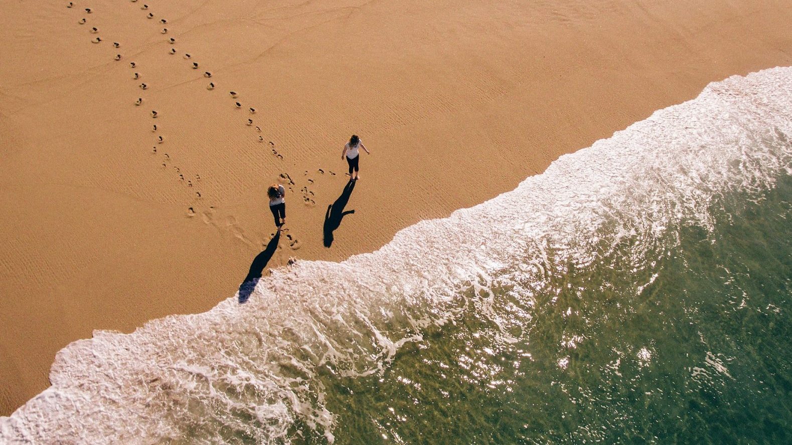 Footsteps in the Surf