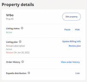 Vrbo Listing