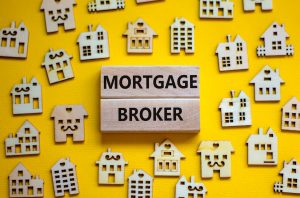 Sign That Says Mortgage Broker