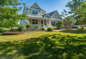 Hidden Bay Breeze rental home front of the house