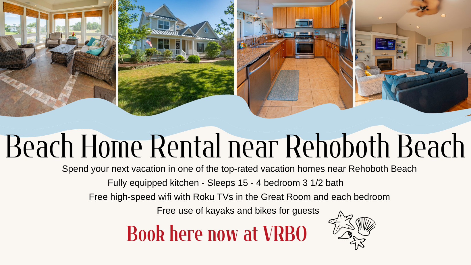 Vacation rental near Rehoboth Beach