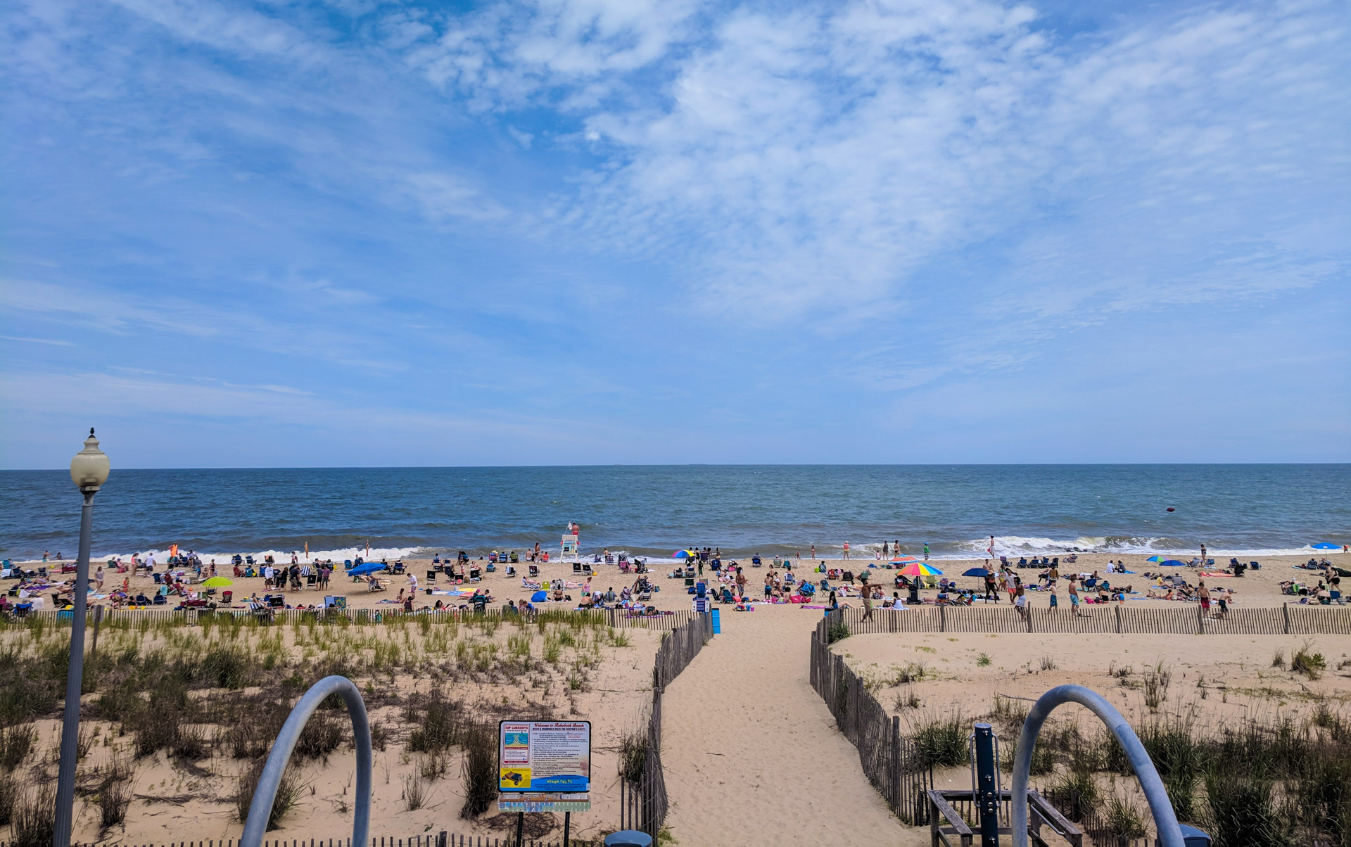 People on Rehoboth Beach